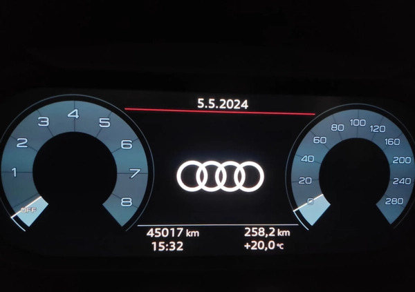 Audi Q3 cena 147500 przebieg: 45000, rok produkcji 2021 z Jutrosin małe 781